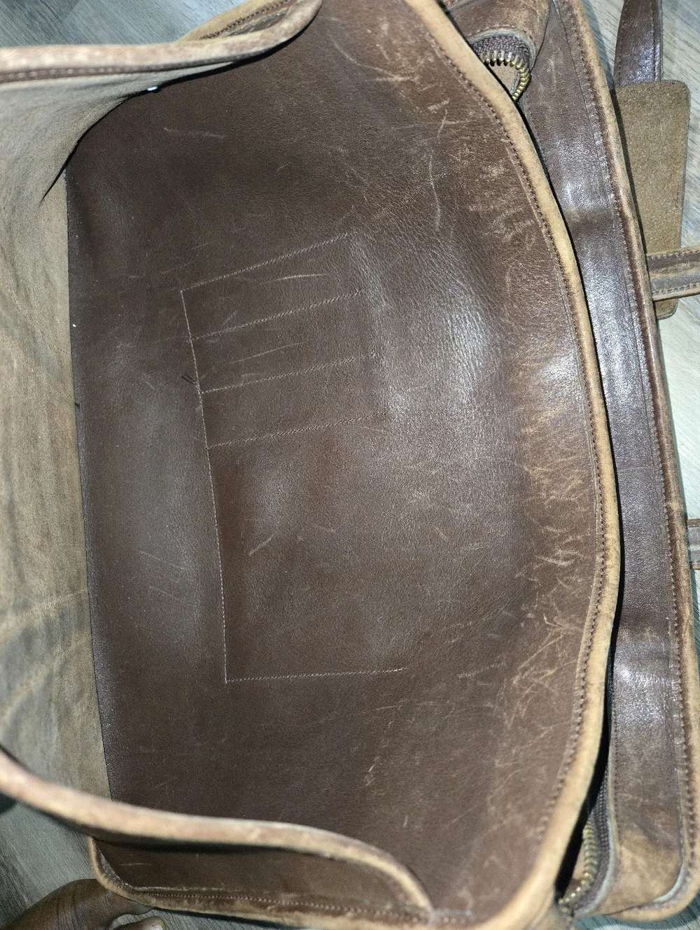 Vintage 1998 Coach Embassy Briefcase 5296 Brown Leather Laptop Bag - Made in USA